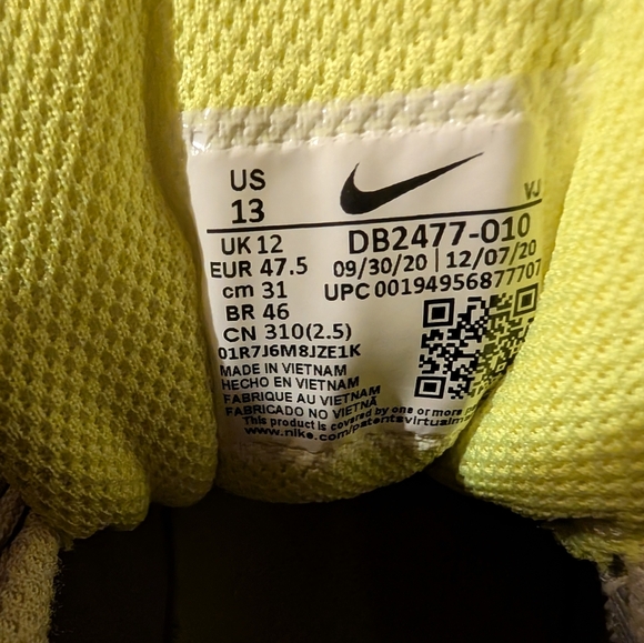 Nike Crater Impact Light Bone Men's Sneakers Size 13 Like New/Box MSRP $100 - Picture 10 of 11